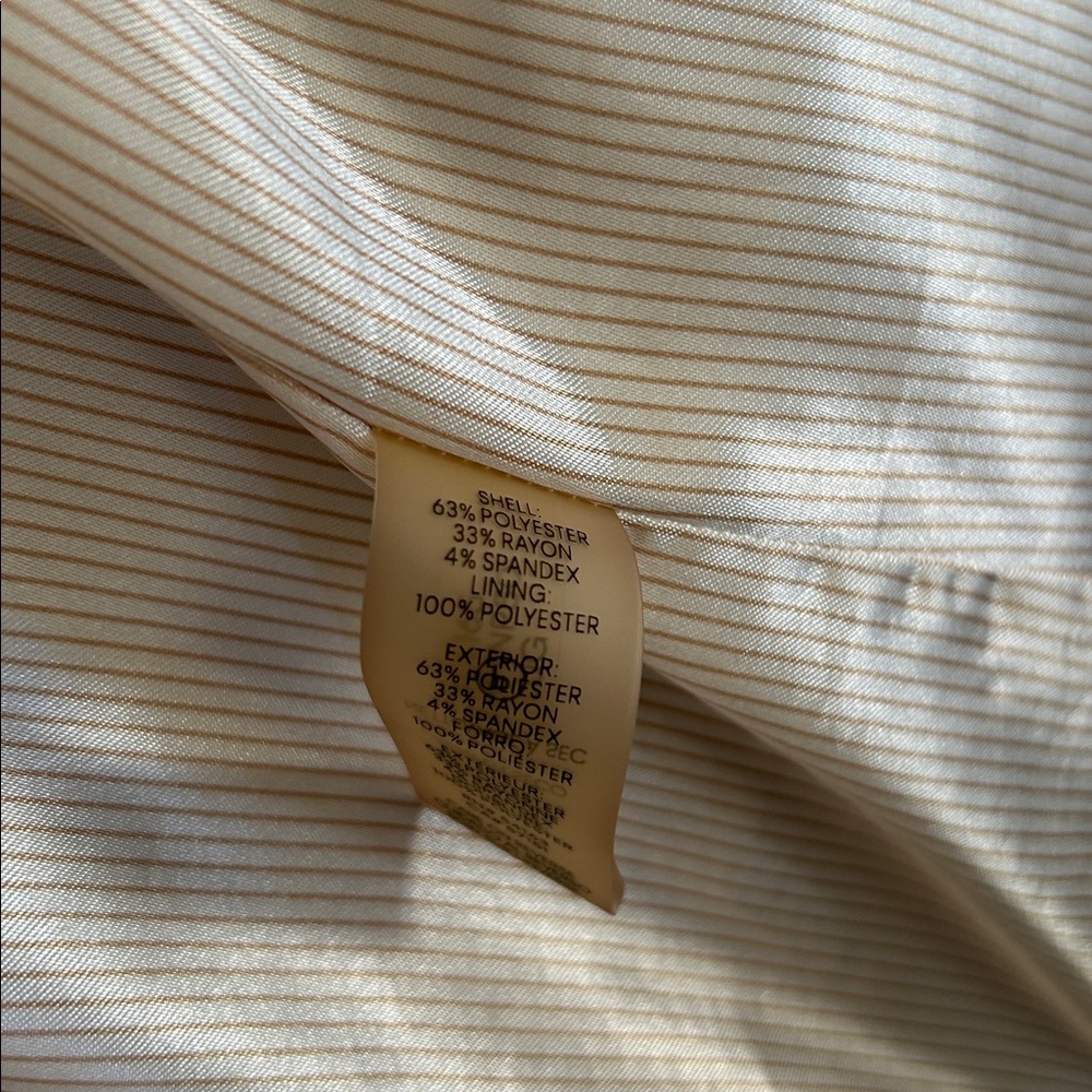 Calvin Klein Camel Open-Front Blazer size 6P - Picture 12 of 12